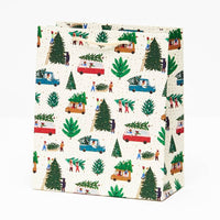 Tree Lot Christmas Gift Bag: Large