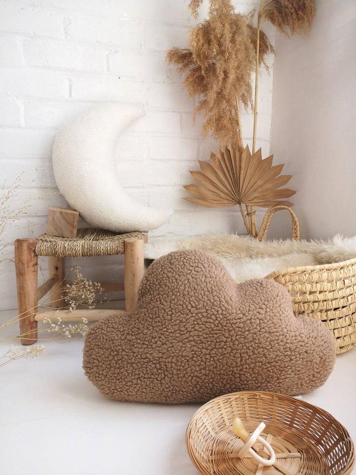 Sherpa cloud cushion - 5 color choices: Grey