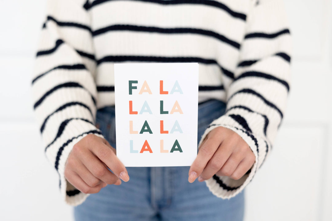 Fa La La Holiday Card