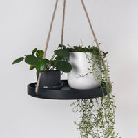 10" Signature Stone Hanging Tray: Gray Stone