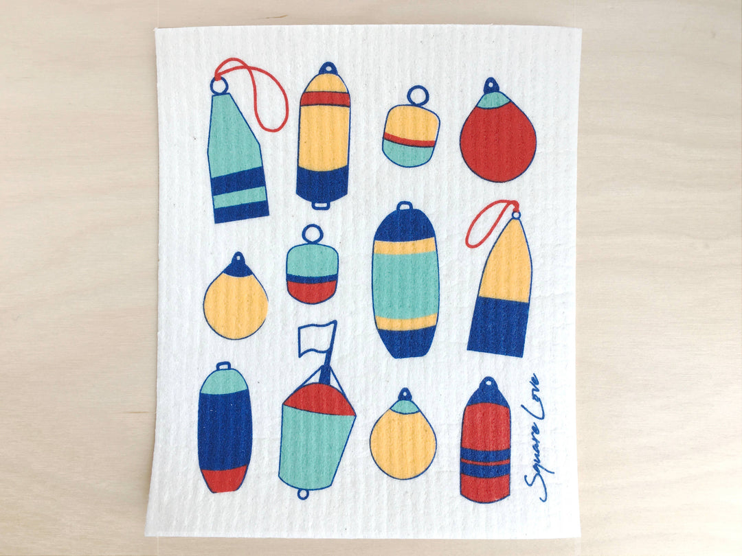 Buoys Swedish Dishcloth