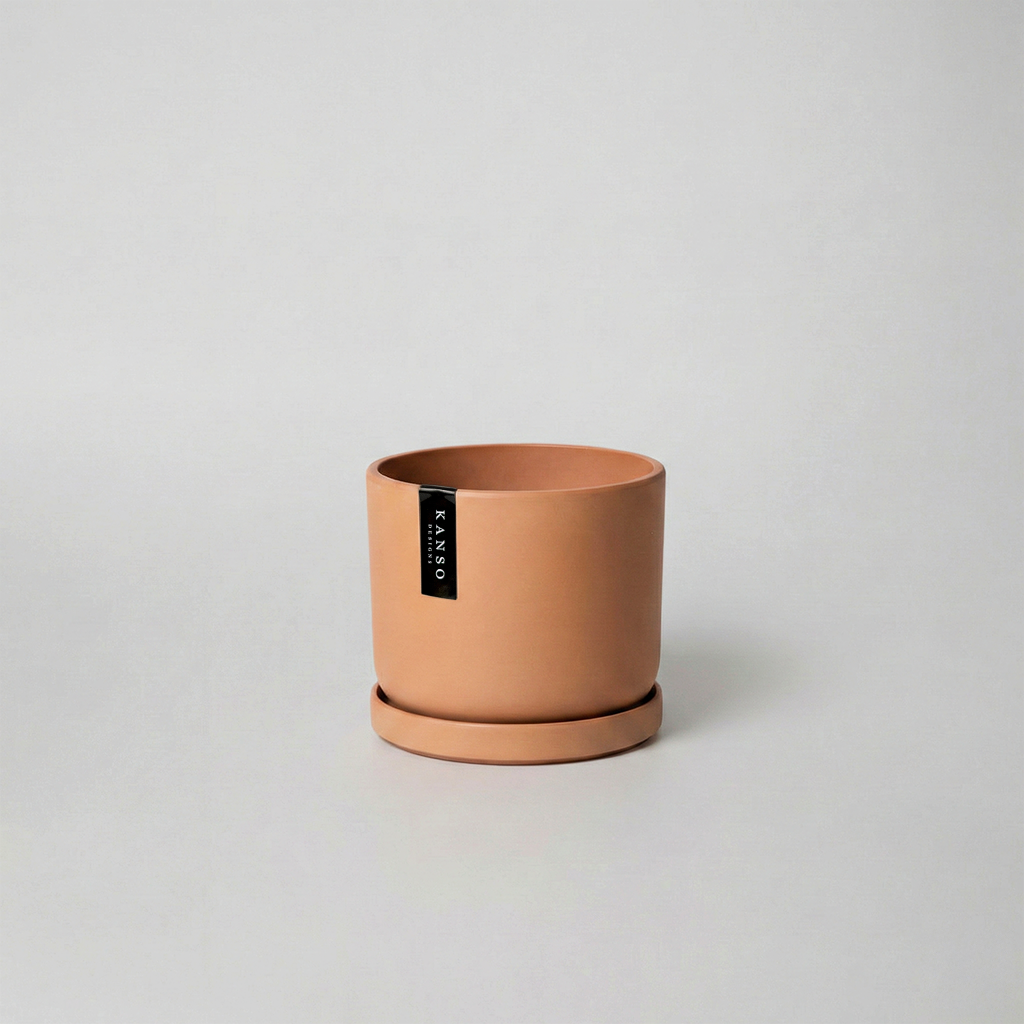 3.5" Earth Tone Mini Planters | Kanso