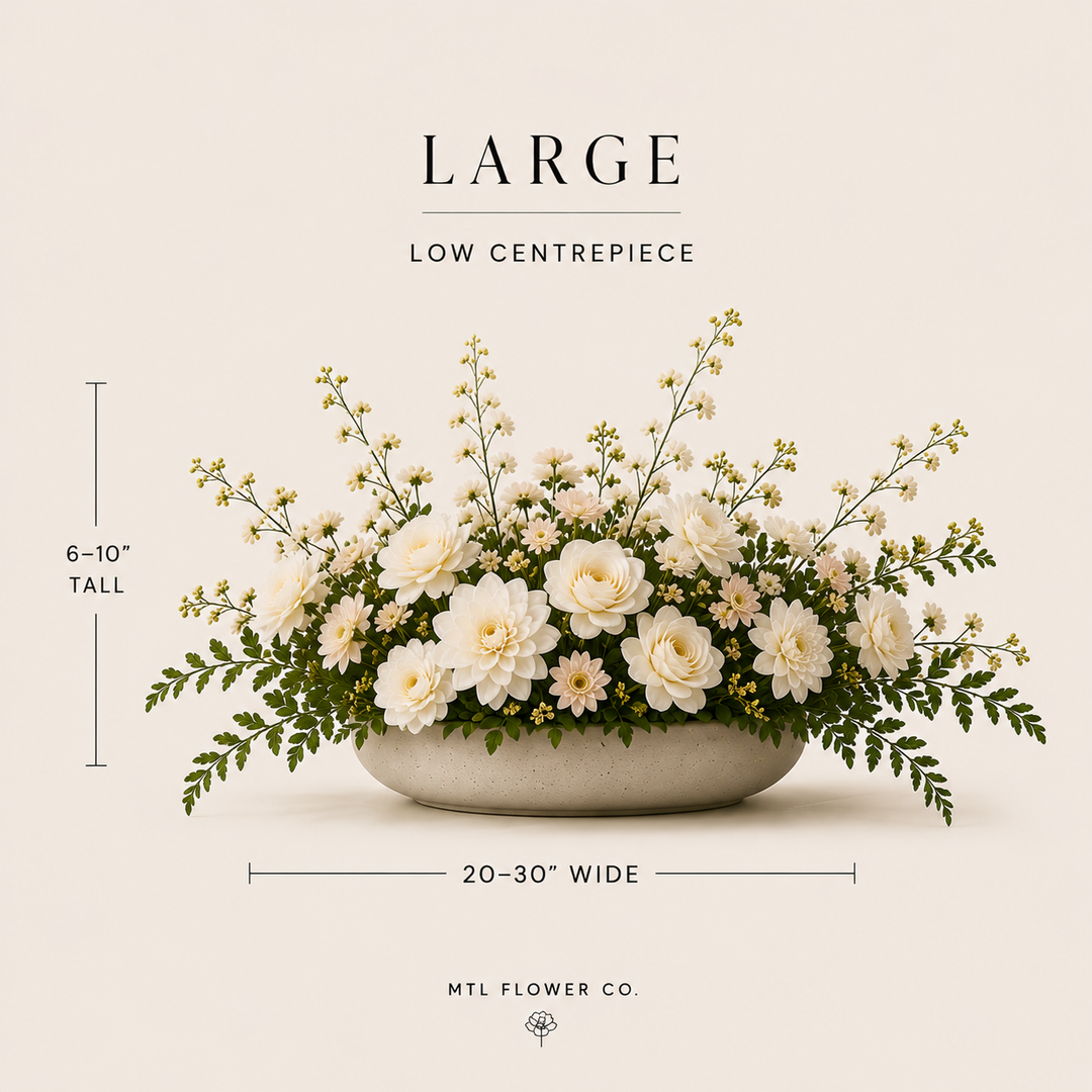 Large Low Table Arrangement