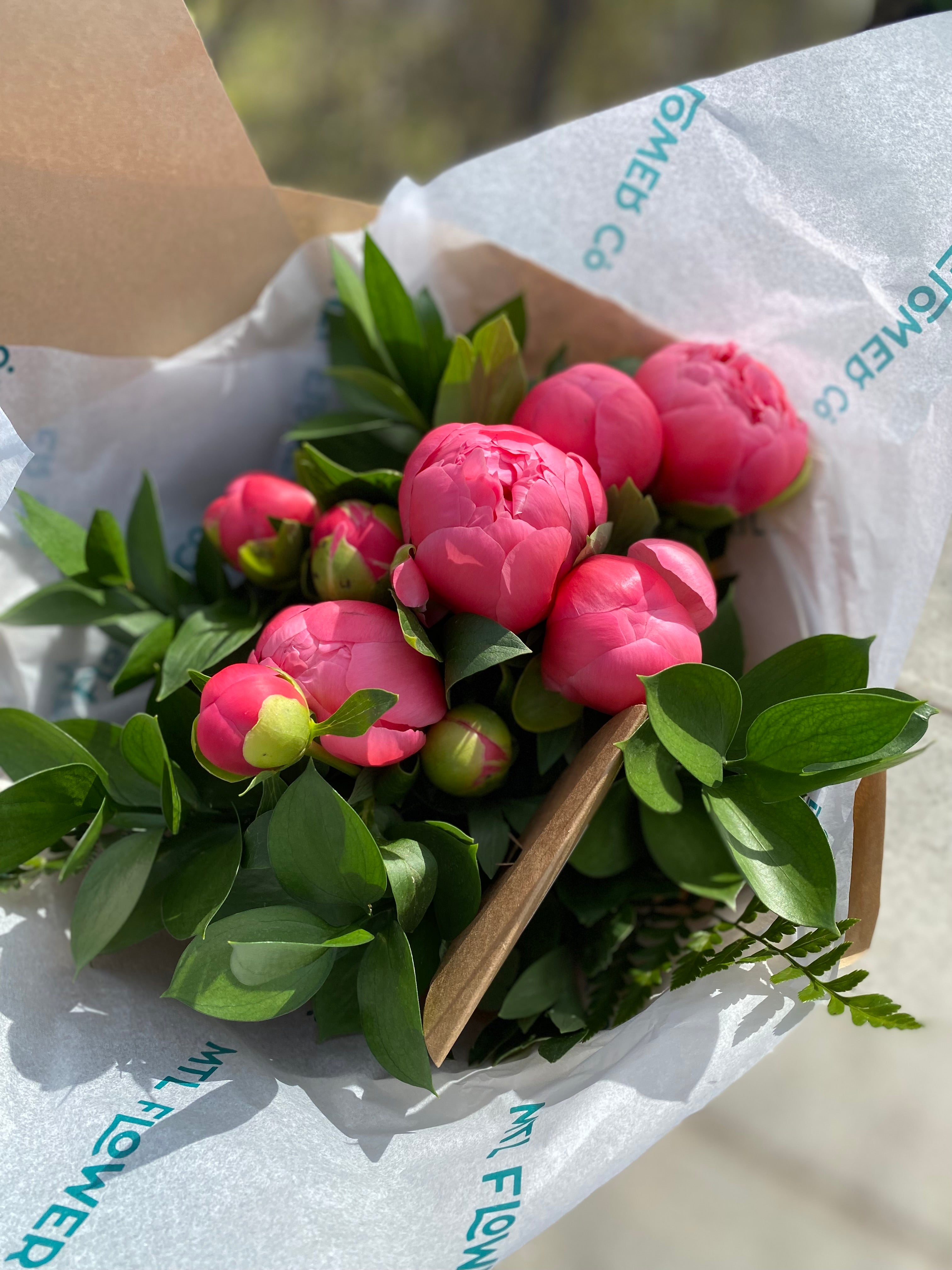 Fresh Peony Bouquet