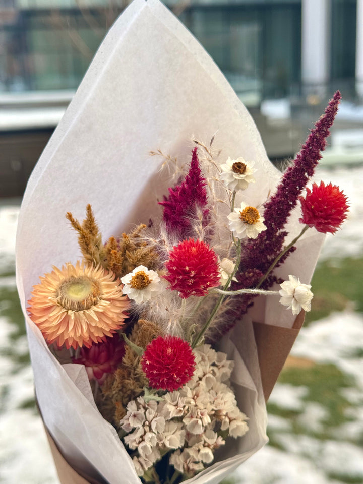 Bouquet de fleurs séchées locales – Montréal