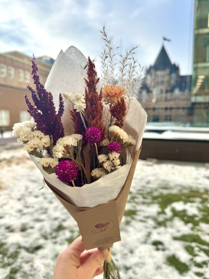 Bouquet de fleurs séchées locales – Montréal