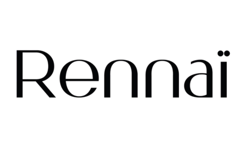 Black 'Rennaï' logo on a white background