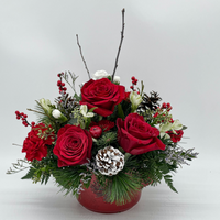 Custom Holiday Vase Arrangement