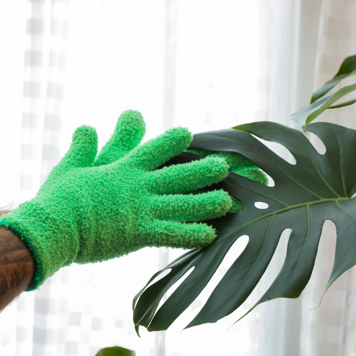 Mossify - 1 Pair Leaf Shining Microfiber Gloves