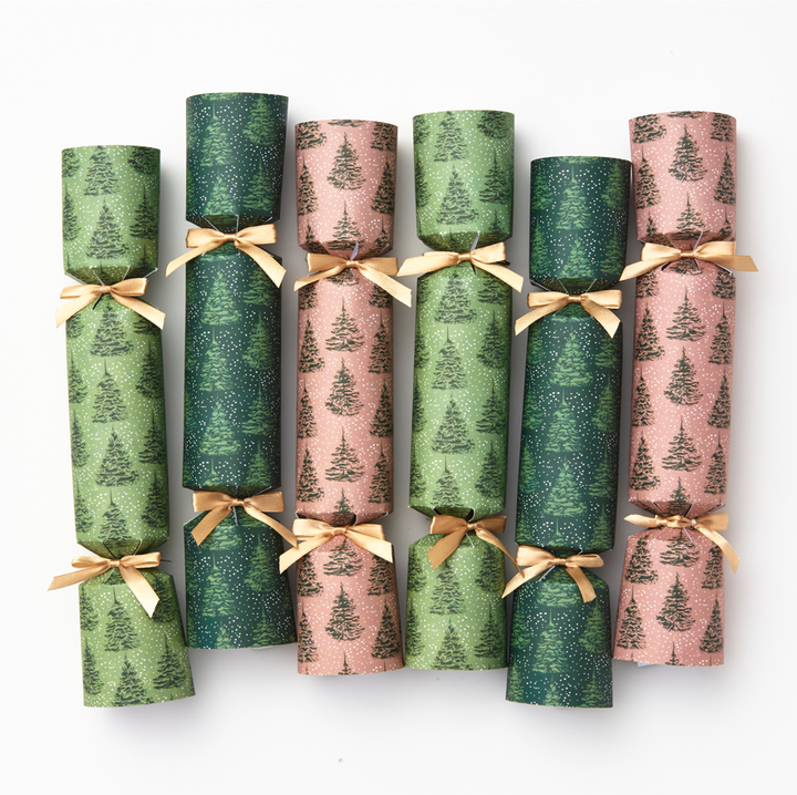 Elegant Greenery Tree Party Crackers