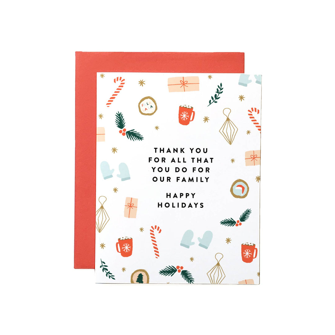 Holiday Thank You Card