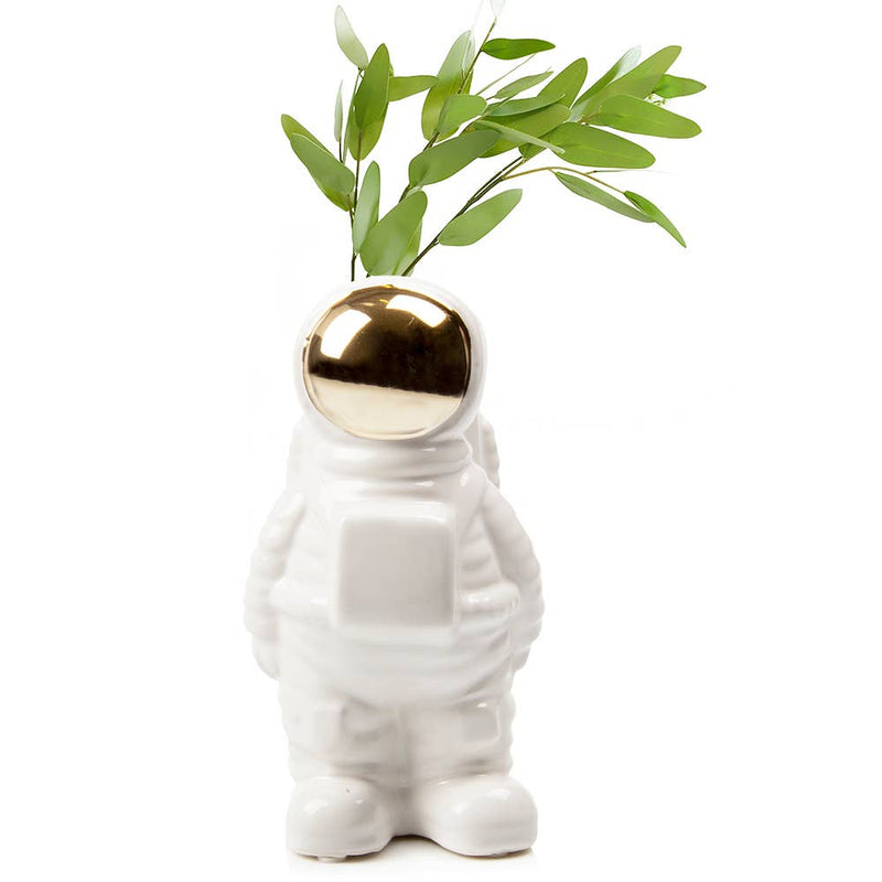 Astronaut Ceramic Unique Flower Vase: Large