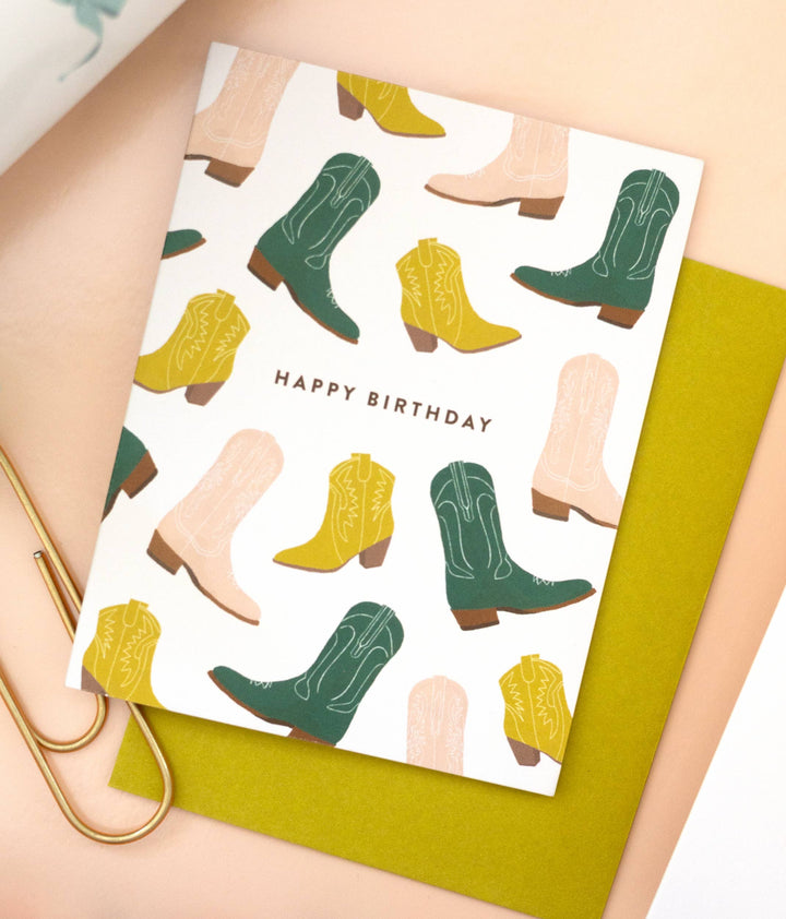 Birthday Boots Card