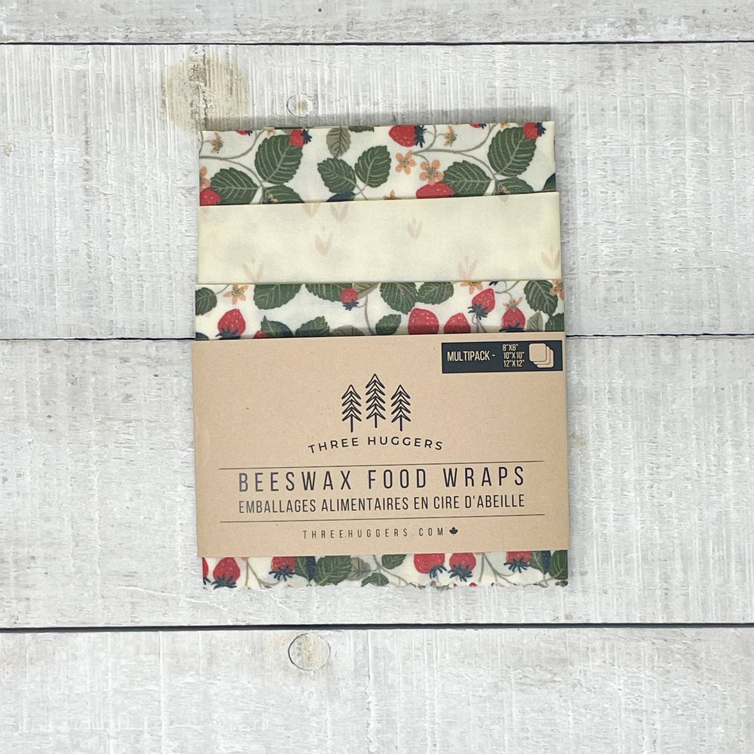 Beeswax Wraps Multipack - Strawberry Fields