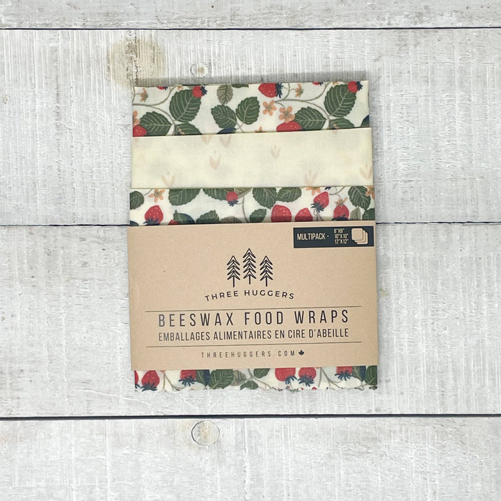 Beeswax Wraps Multipack - Strawberry Fields