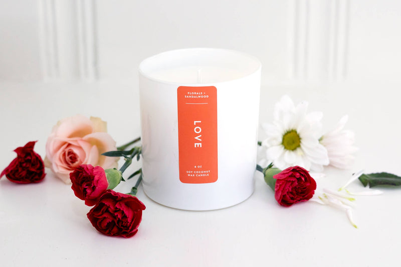 LOVE (Florals + Sandalwood) Candle