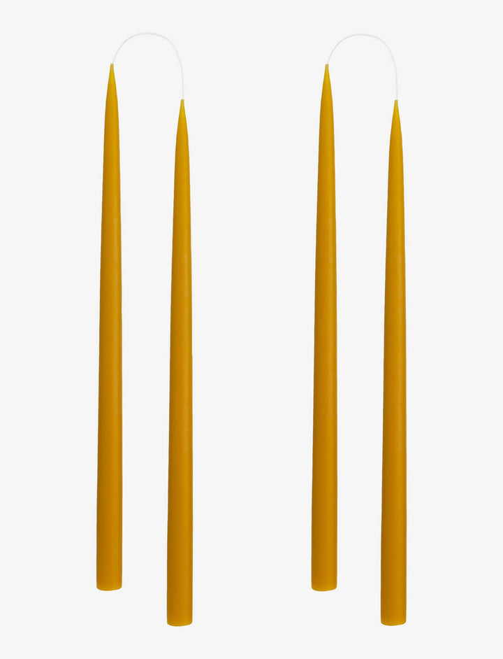 Honey Danish Taper Candle | 12 Pack: 10" Taper
