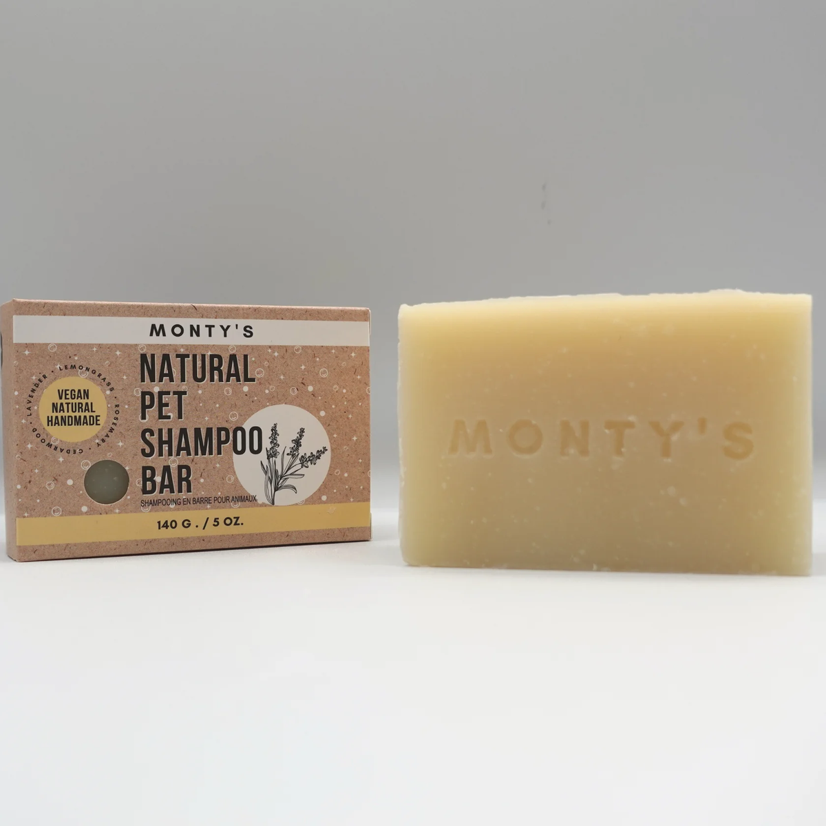 Barre de shampoing naturelle pour chiens et chats
