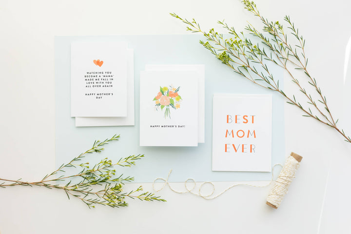 Carte, Bouquet pour la Fête des Mères