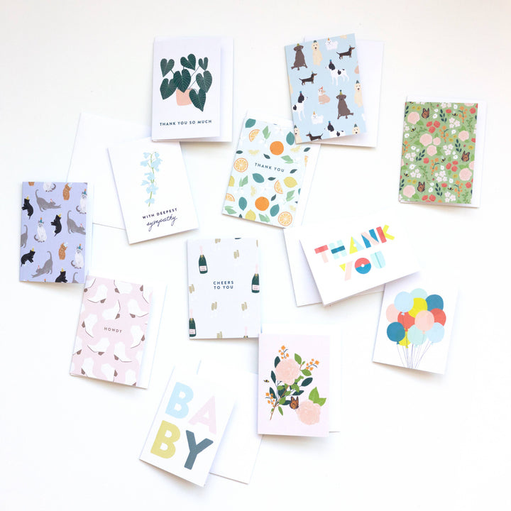 Garden Floral Mini Enclosure Card