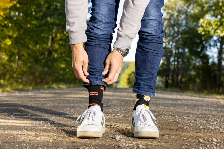 Chaussettes pour hommes | Bacon et œufs | Petit-déjeuner | Chaussettes amusantes : hommes 7 à 12