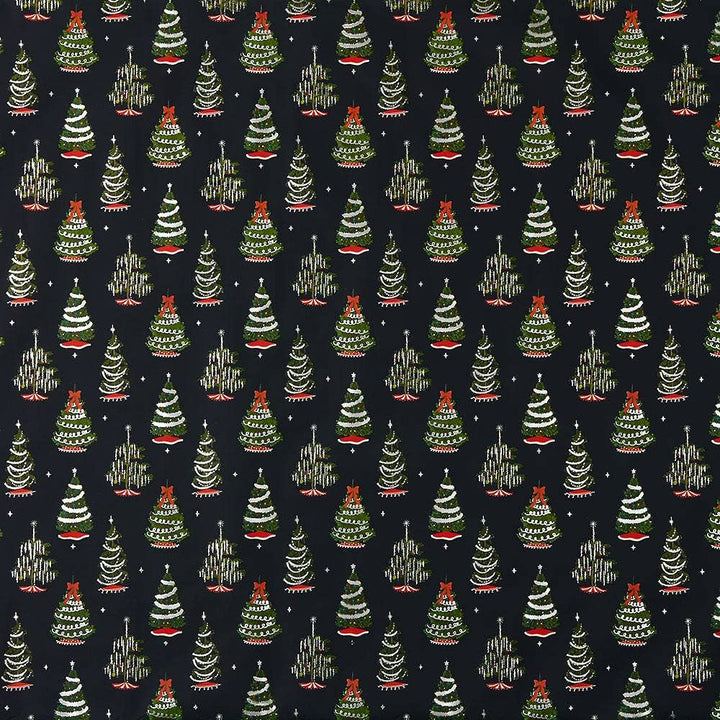 Tinsel Tree Christmas Stone Wrapping Paper