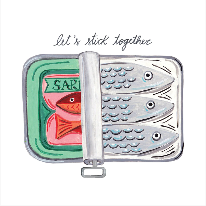 Sardines Together Card