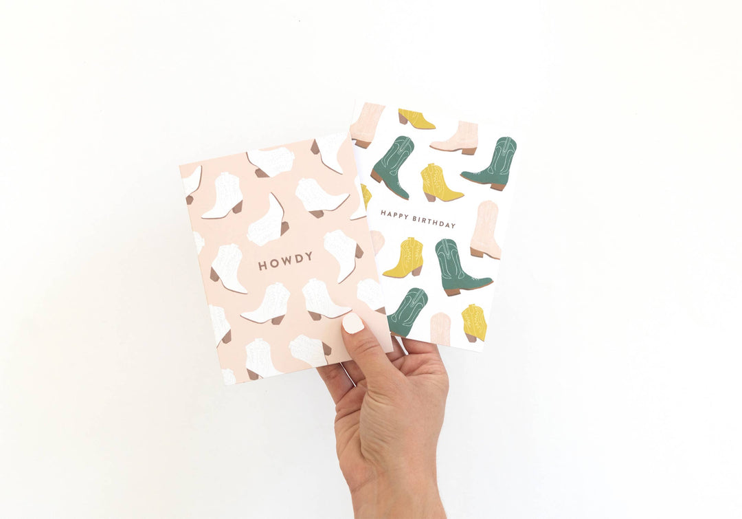 Birthday Boots Card