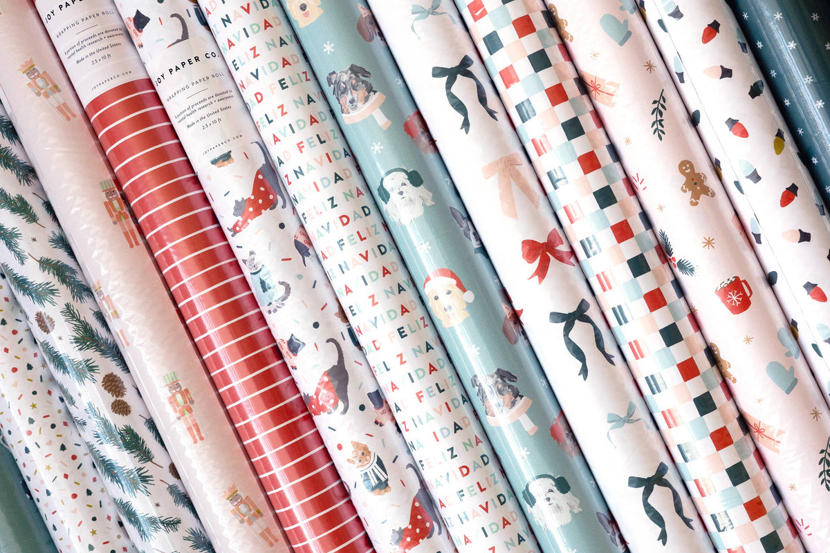 Holiday Dogs Wrapping Paper Continuous Roll