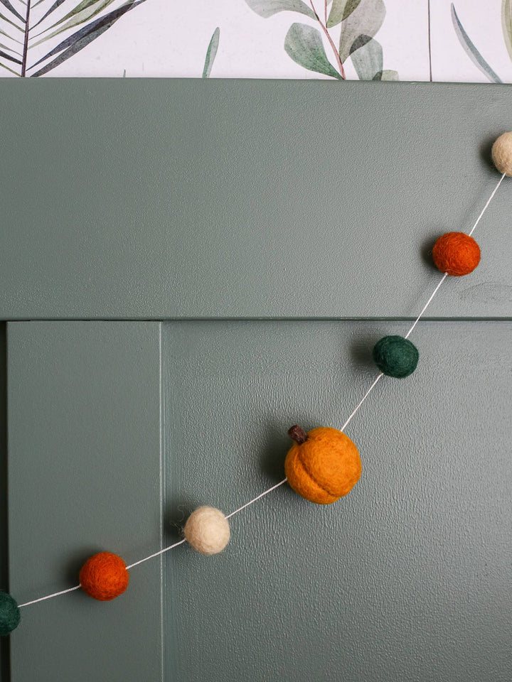 Autumn Decor | Pumpkin Garland | Boho Halloween