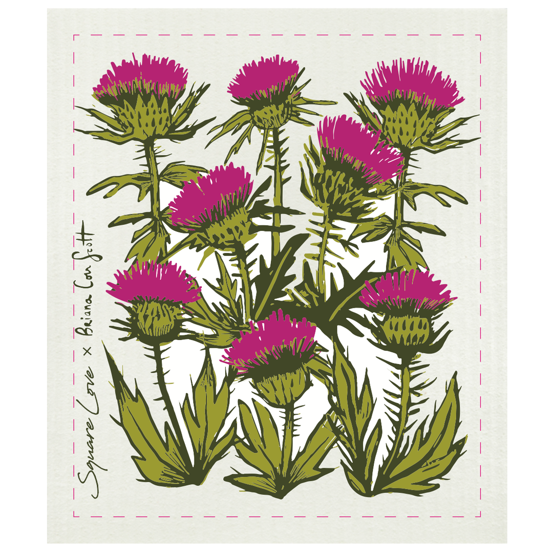 Thistle Swedish Dishcloth