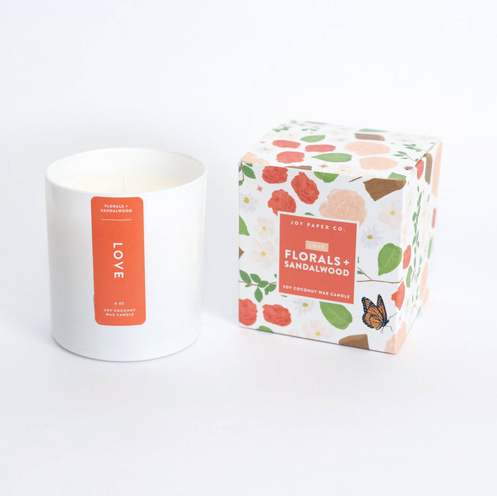 LOVE (Florals + Sandalwood) Candle