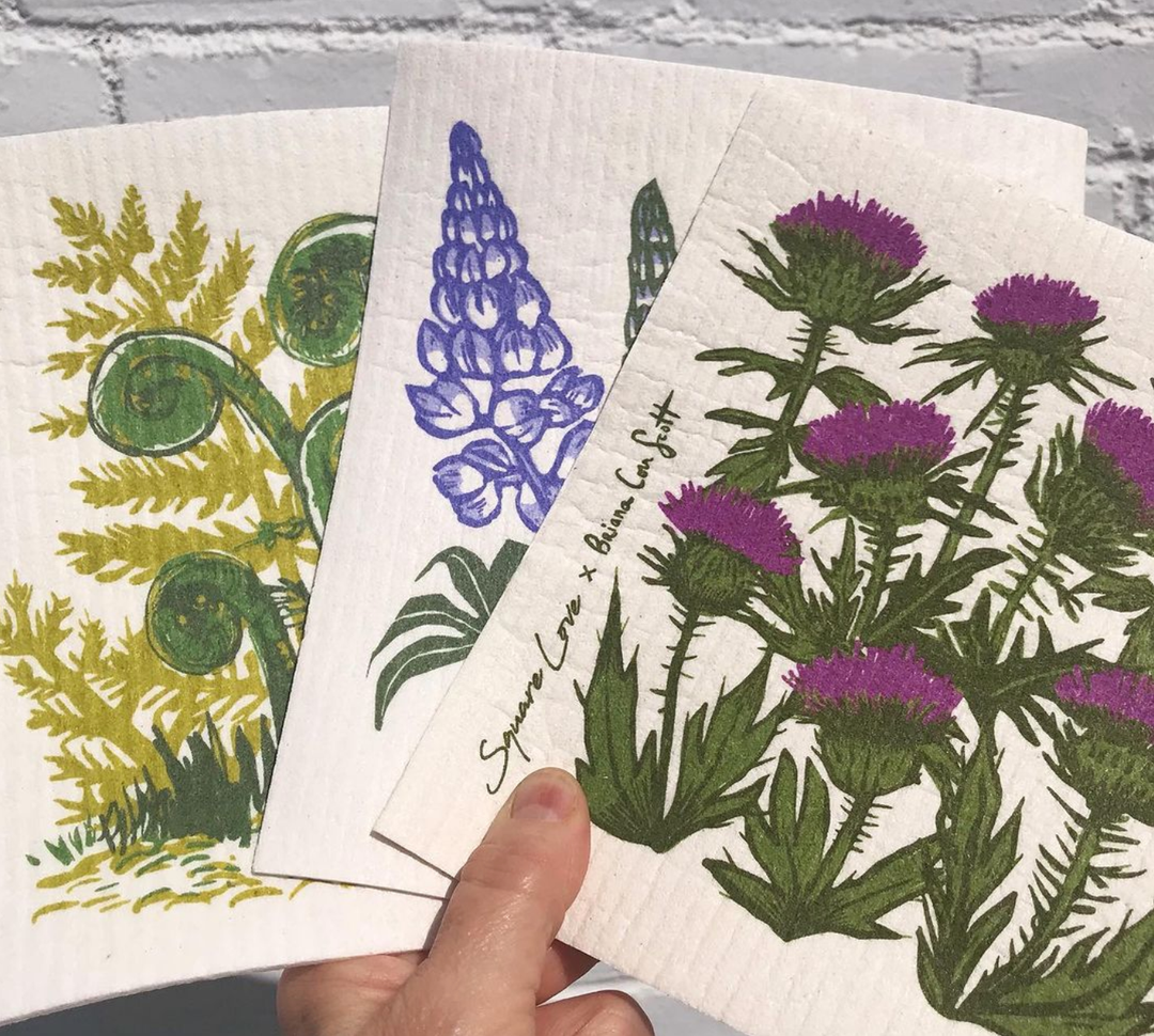 Thistle Swedish Dishcloth