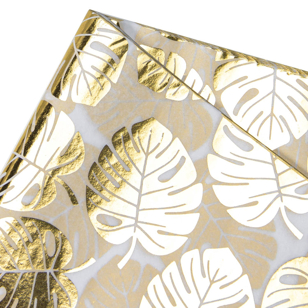 Papier de soie Jungle Monstera 20" x 30" - 24 feuilles