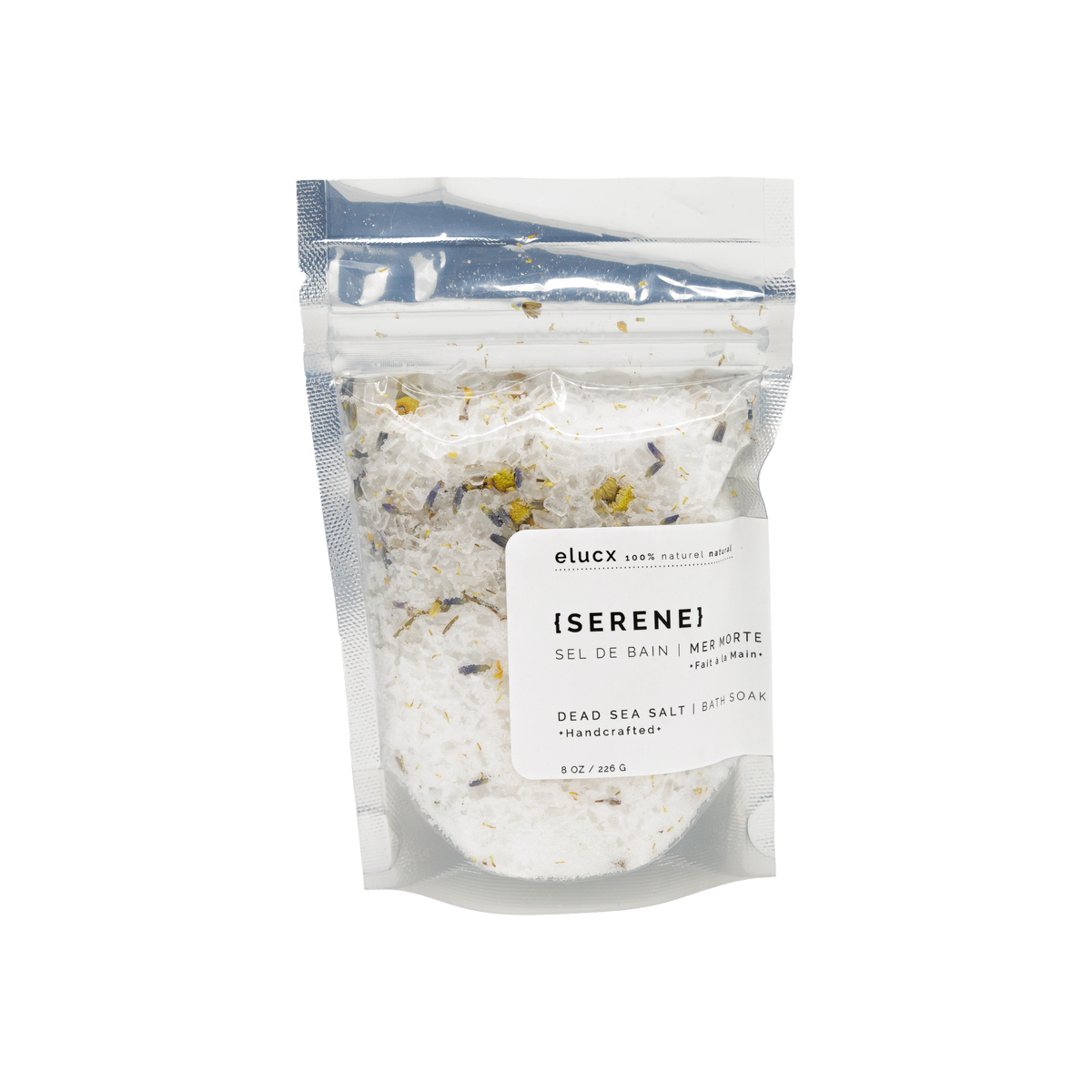 {SERENE} Dead Sea Salt Bath Soak™: 16 OZ {SERENE} Dead Sea Salt Bath Soak