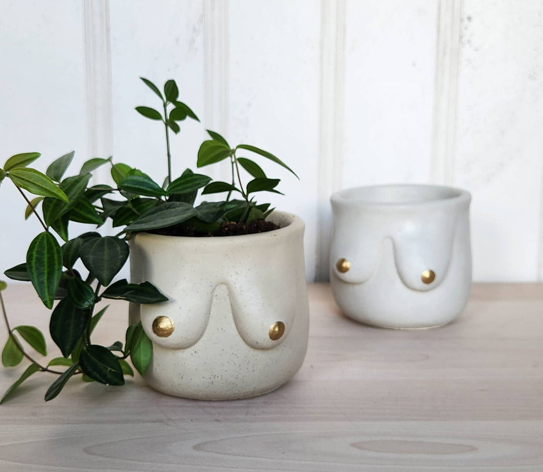 Golden Boob Pot