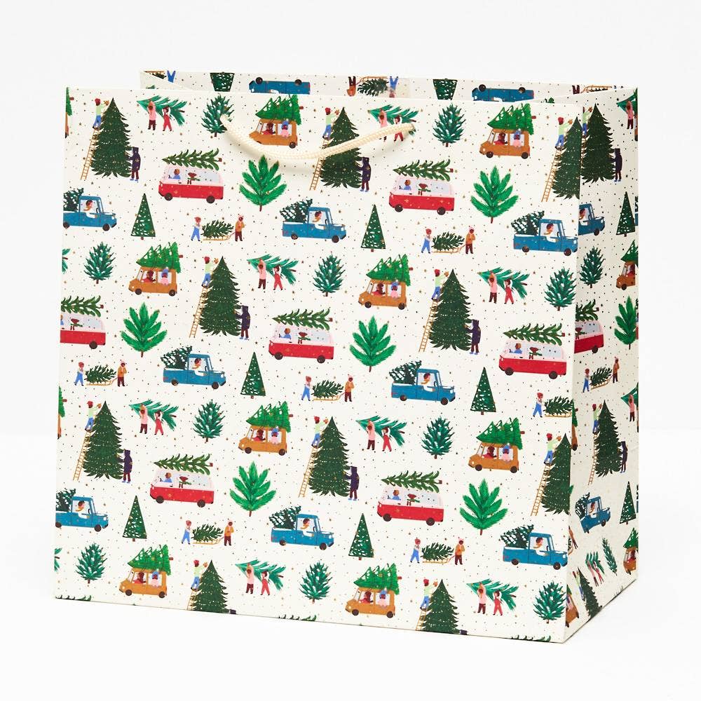 Tree Lot Christmas Gift Bag: Large