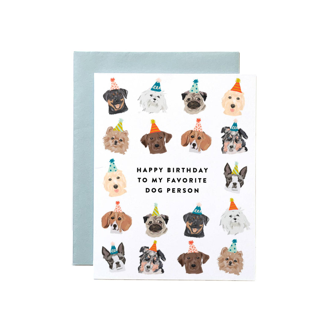 Favorite Dog Person Birthday Card
