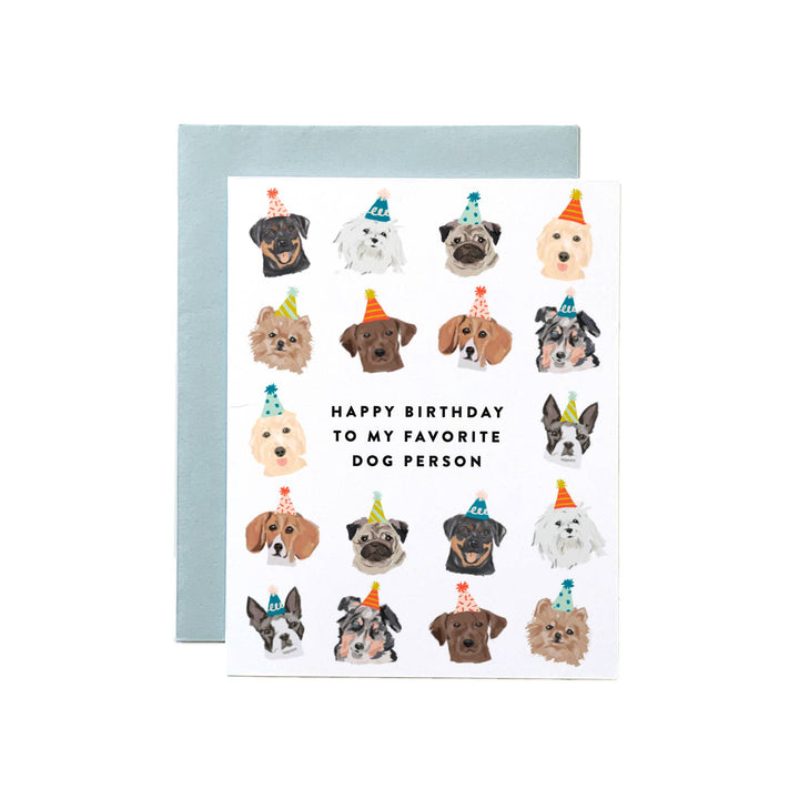 Favorite Dog Person Birthday Card