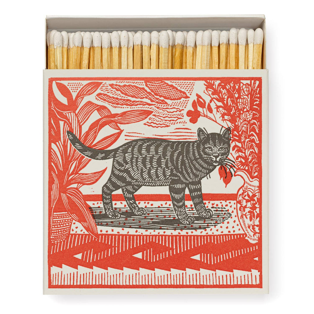 Sasha The Cat | Square - Safety Matches