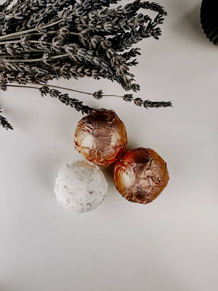Fizzed Lavender Infused Bath Truffles