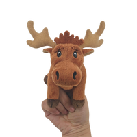 5" Lyoon the Moose Plush Finger Puppet (Artist: Bill Helin)