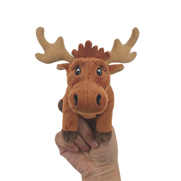 5" Lyoon the Moose Plush Finger Puppet (Artist: Bill Helin)
