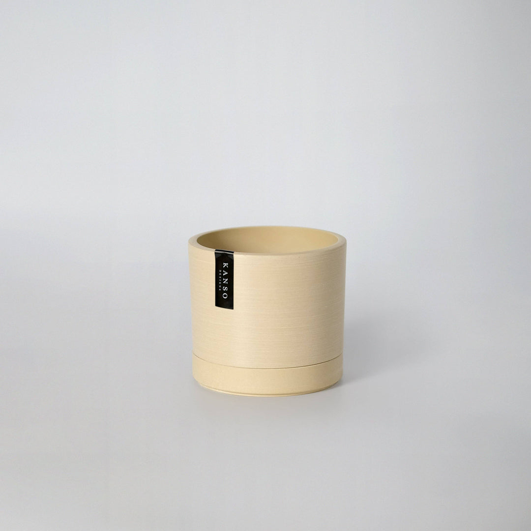3.5" Earth Tone Mini Planters | 4 Colorways: Muted Coral
