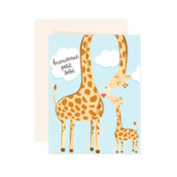 Bienvenue Bebe Illustrated Baby Card