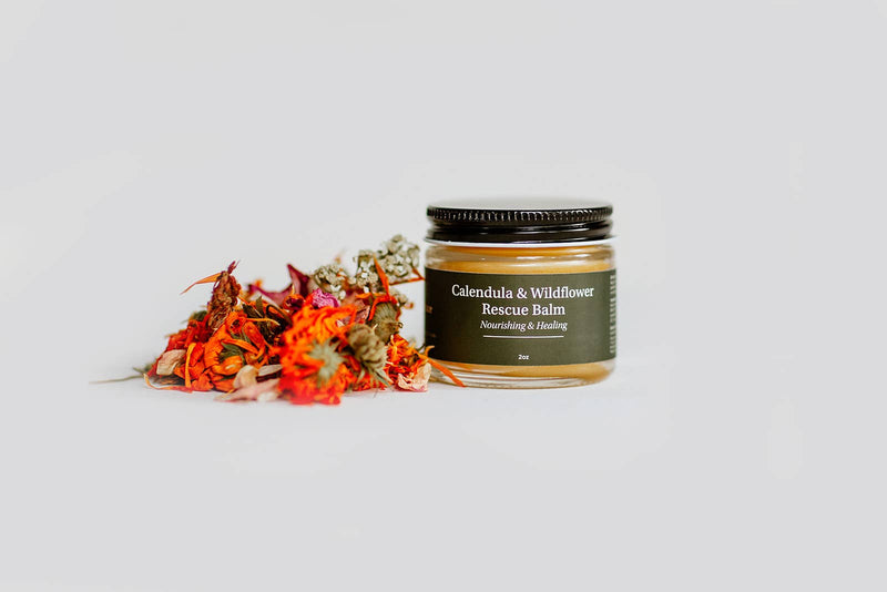 Baume réparateur au calendula et aux fleurs sauvages | 2 oz