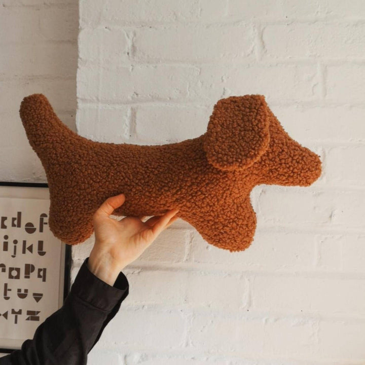 Dog Sausage Dachshund Plush Plush Throw Pillow