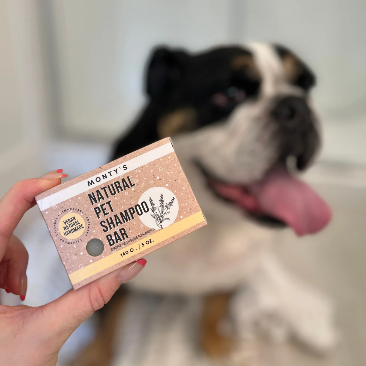 Barre de shampoing naturelle pour chiens et chats