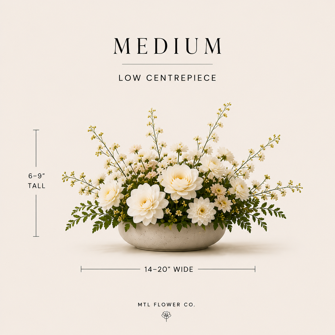 Medium Low Table Arrangement