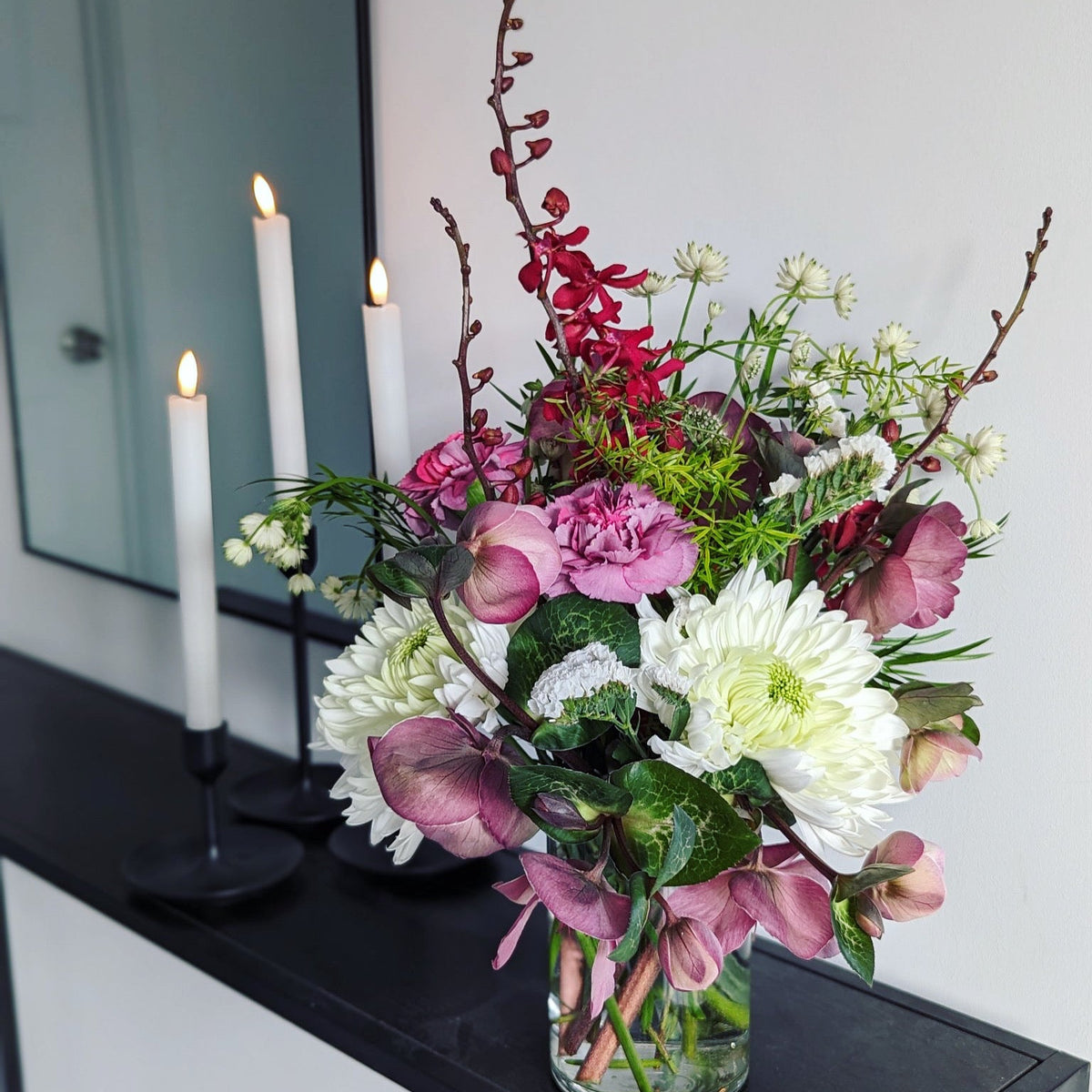 O2n Arranment Custom Vase Arrangement Montreal | Bespoke Fresh Flower Design | Mtl ...